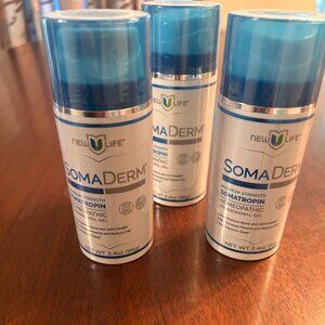 SOMADERM Transdermal Gel HGH 3 New Sealed Bottles
